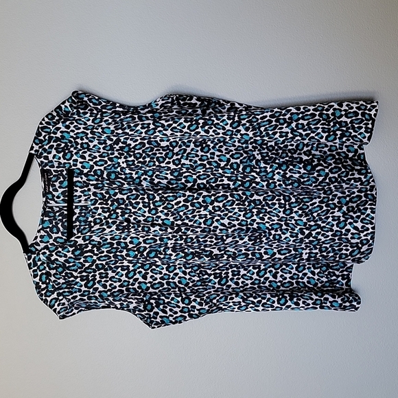 Violet & Claire 3X animal print top - Picture 1 of 7